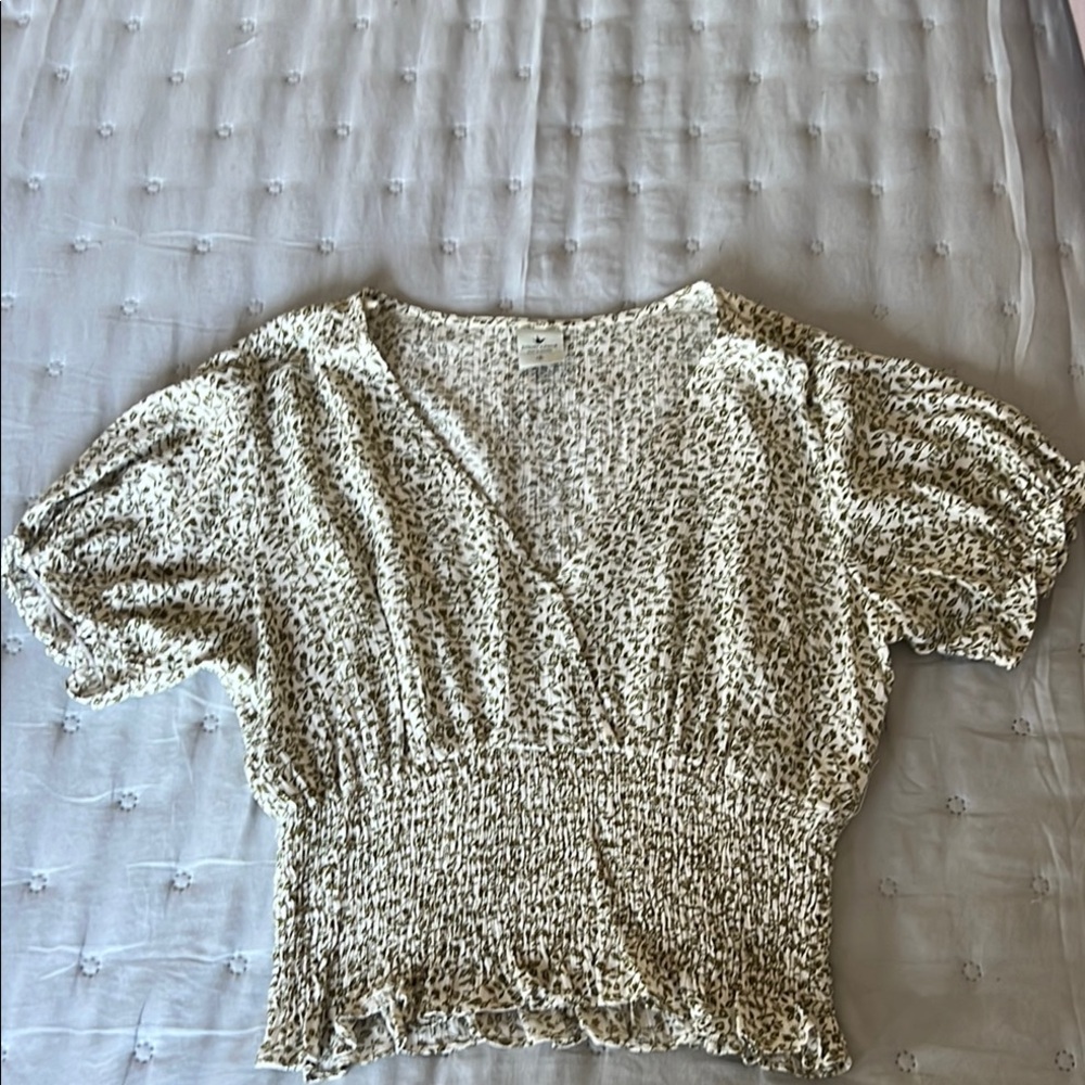 Floral Smocked Women's Top